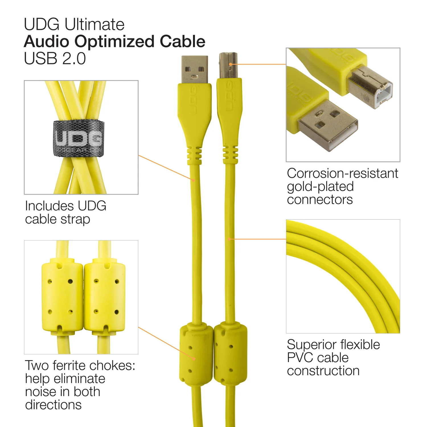 UDG Ultimate Audio Cable USB 2.0 A-B Straight - Image 56