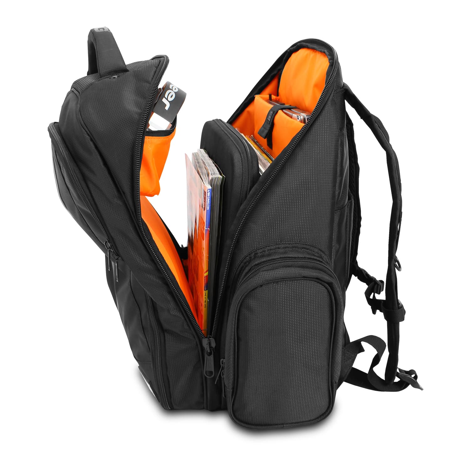 UDG Ultimate Backpack Black Orange Inside - Image 7