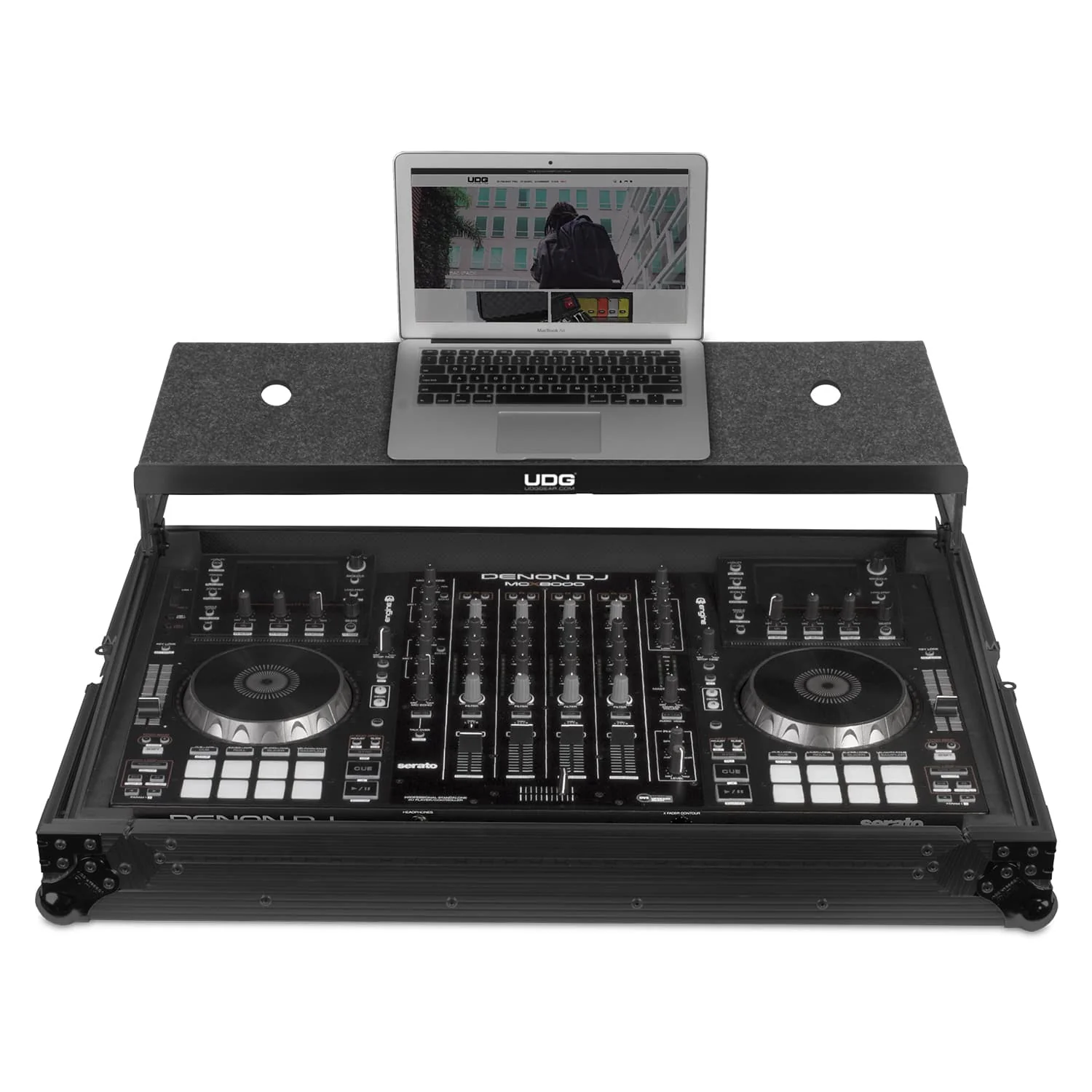UDG Ultimate Flight Case Multi Format XXL Black MK3 Plus (Laptop Shelf) - Image 3