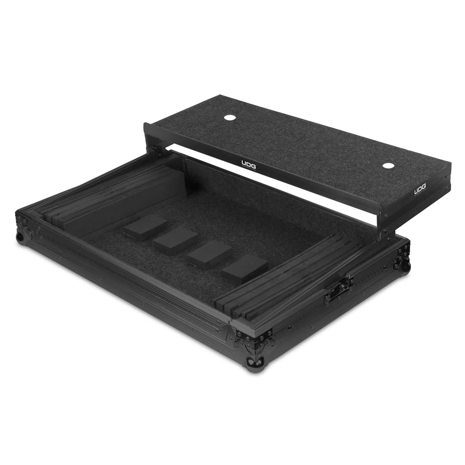 UDG Ultimate Flight Case Multi Format XXL Black MK3 Plus (Laptop Shelf) - Image 7