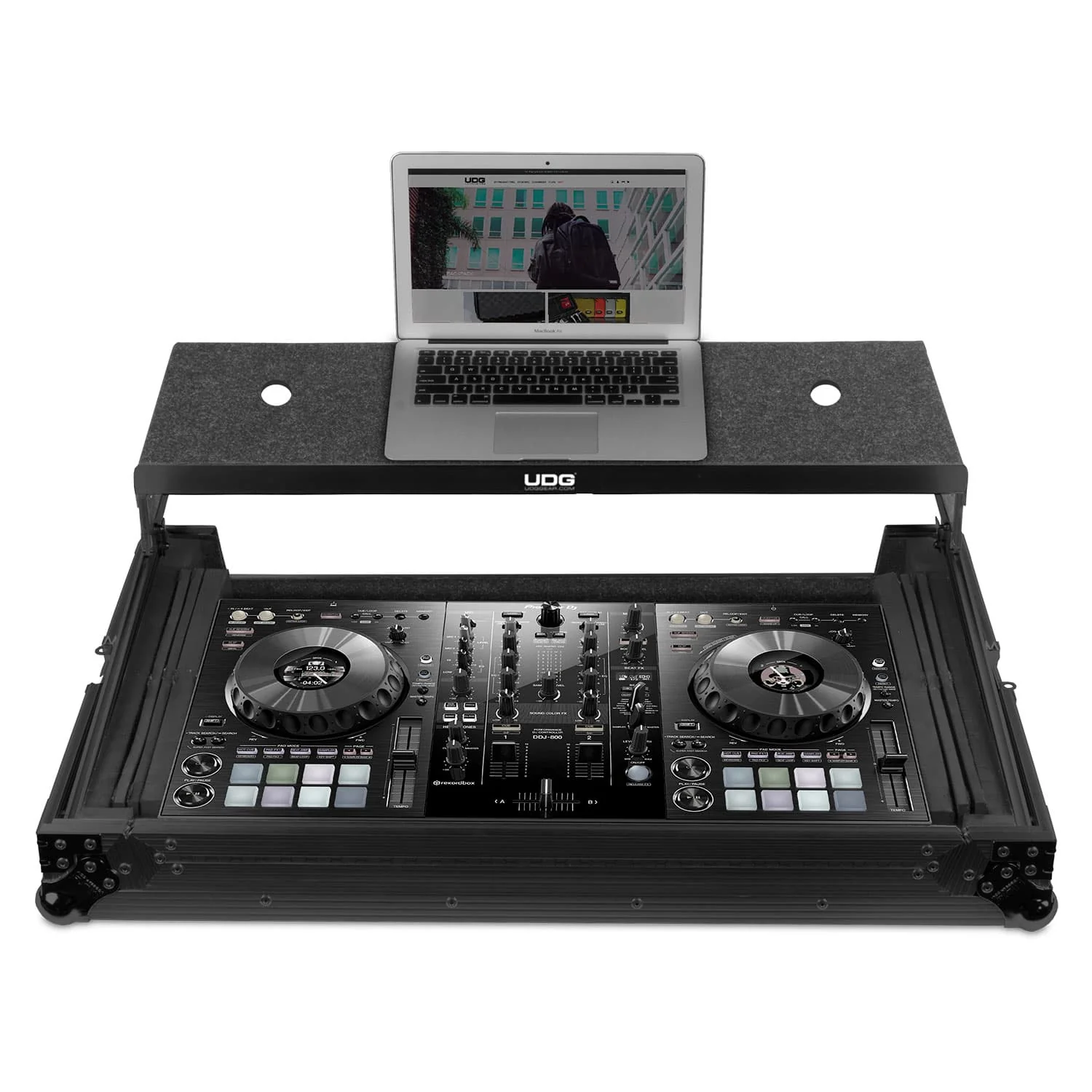 UDG Ultimate Flight Case Multi Format XXL Black MK3 Plus (Laptop Shelf) - Image 9