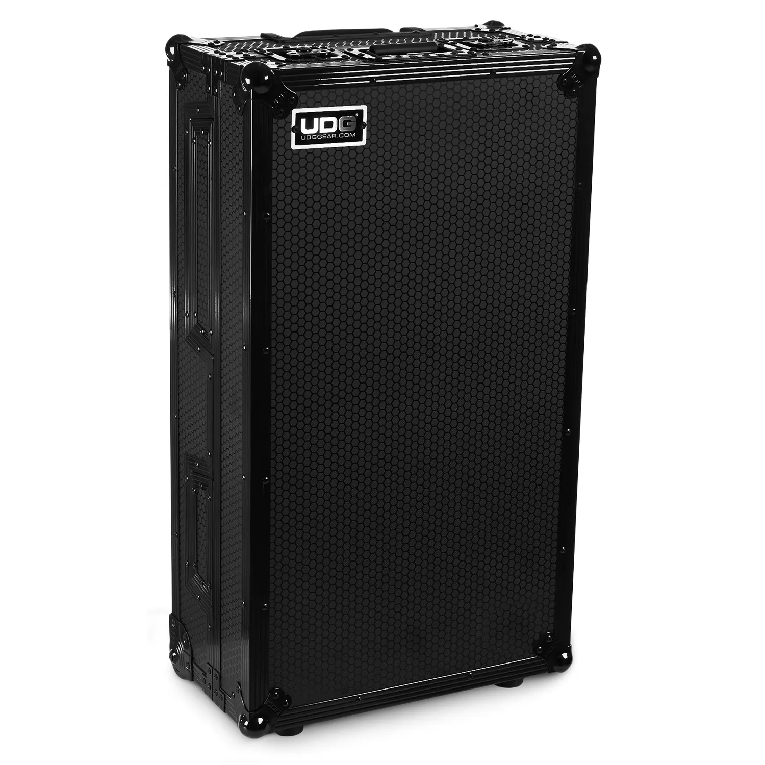 UDG Ultimate Flight Case Single Turntable Battle/ PLX-CRSS12 & 10"/12" Mixer Black Plus (Laptop Shelf, Trolley & Wheels) [Outlet] - Image 4