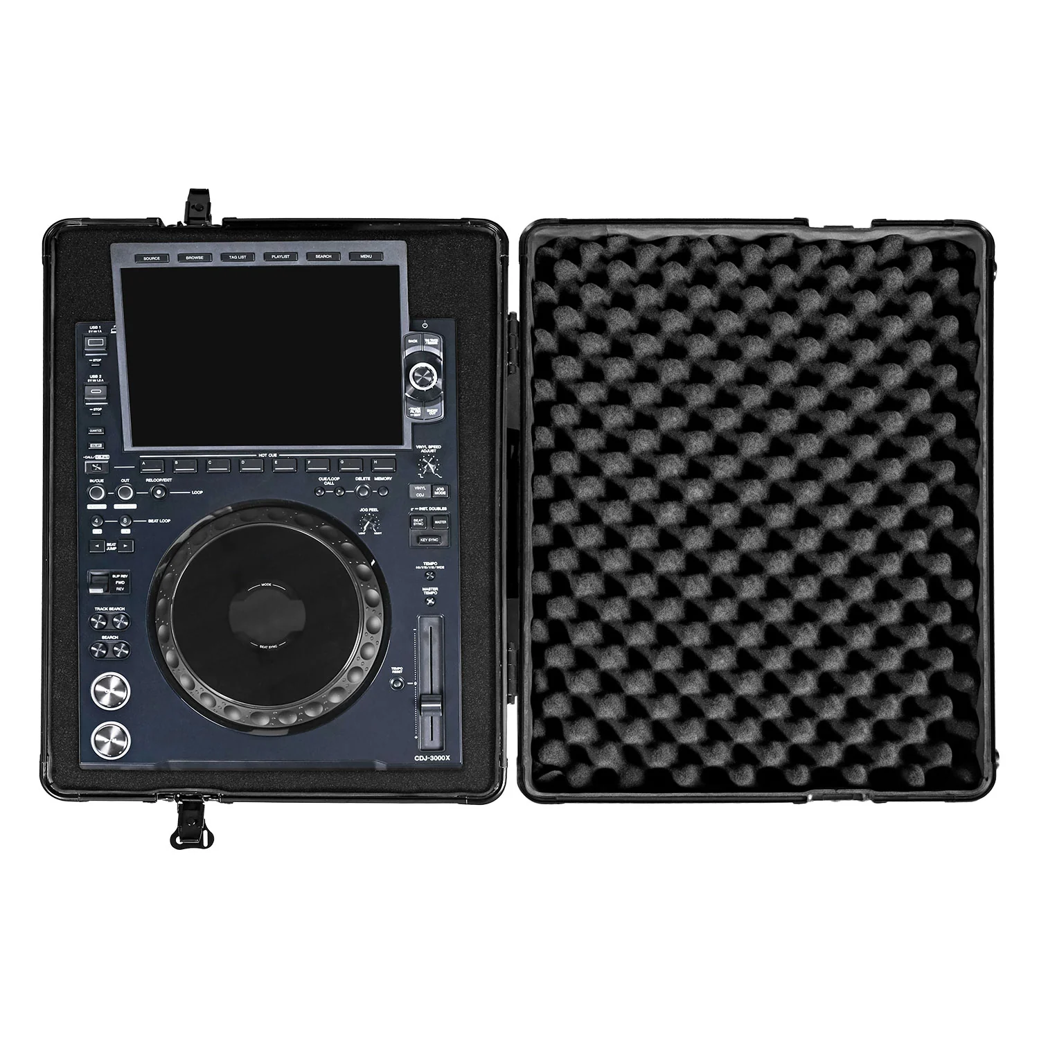 UDG Ultimate Pick Foam Flight Case AlphaTheta CDJ-3000X Black - Image 3