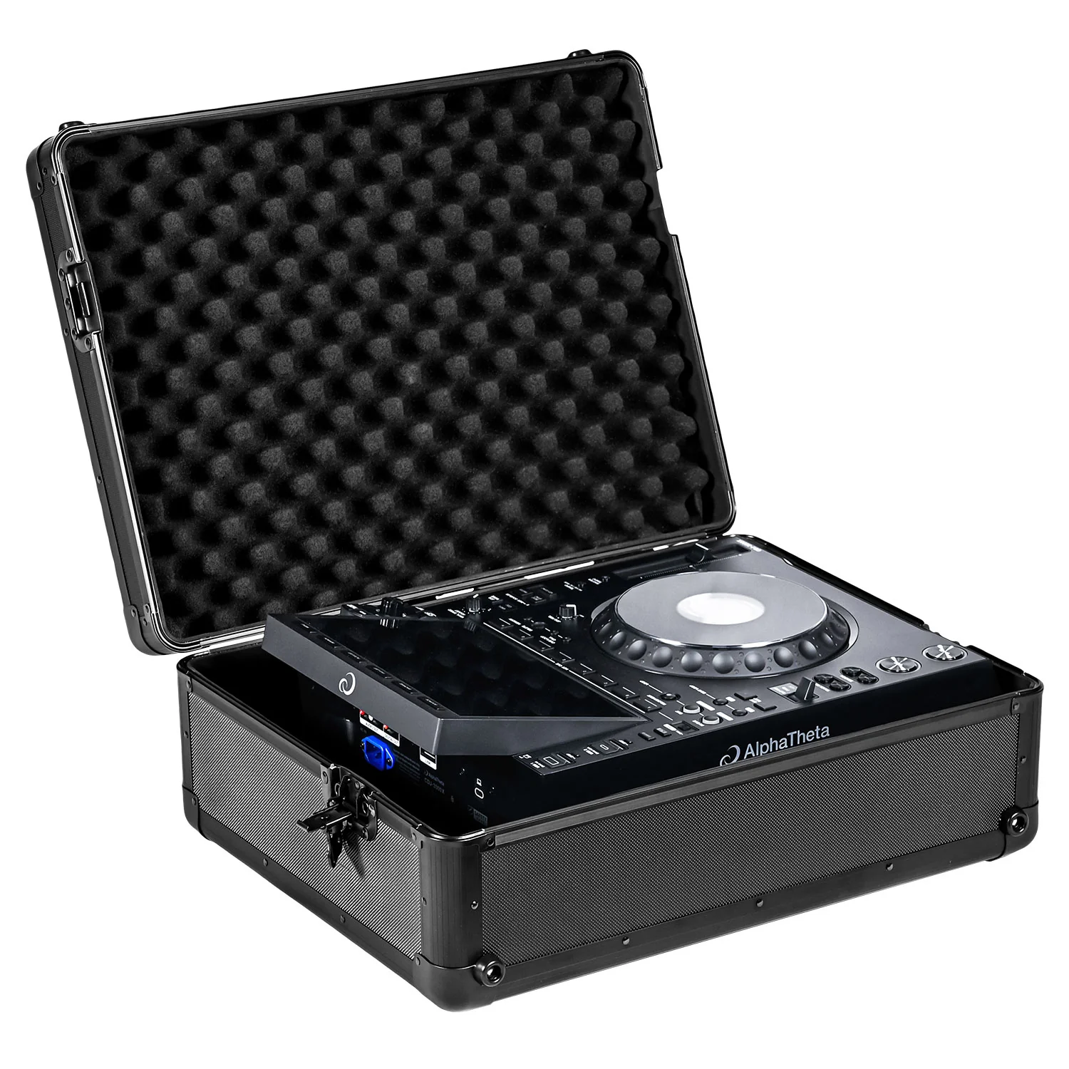 UDG Ultimate Pick Foam Flight Case AlphaTheta CDJ-3000X Black - Image 5