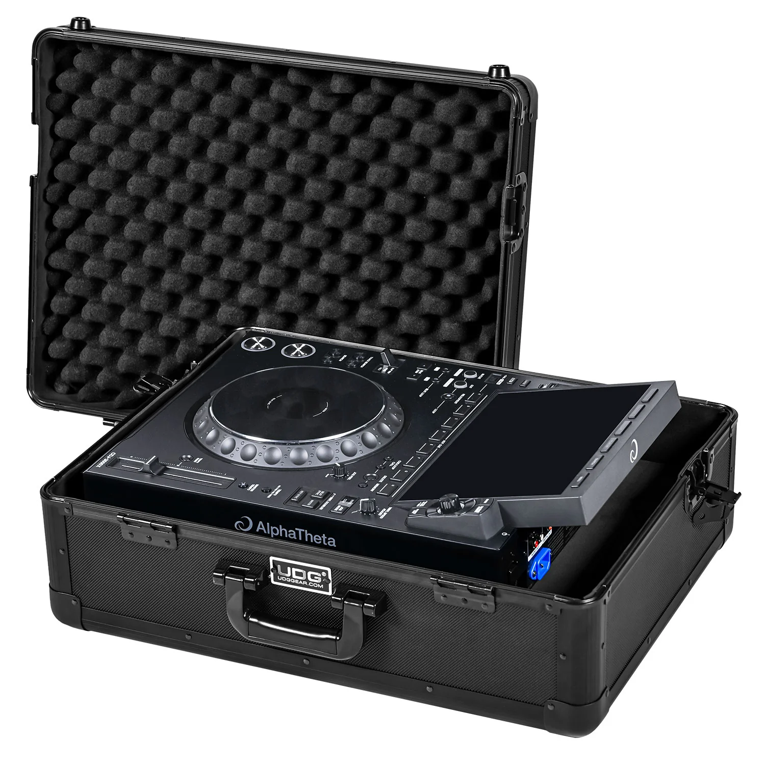 UDG Ultimate Pick Foam Flight Case AlphaTheta CDJ-3000X Black - Image 8